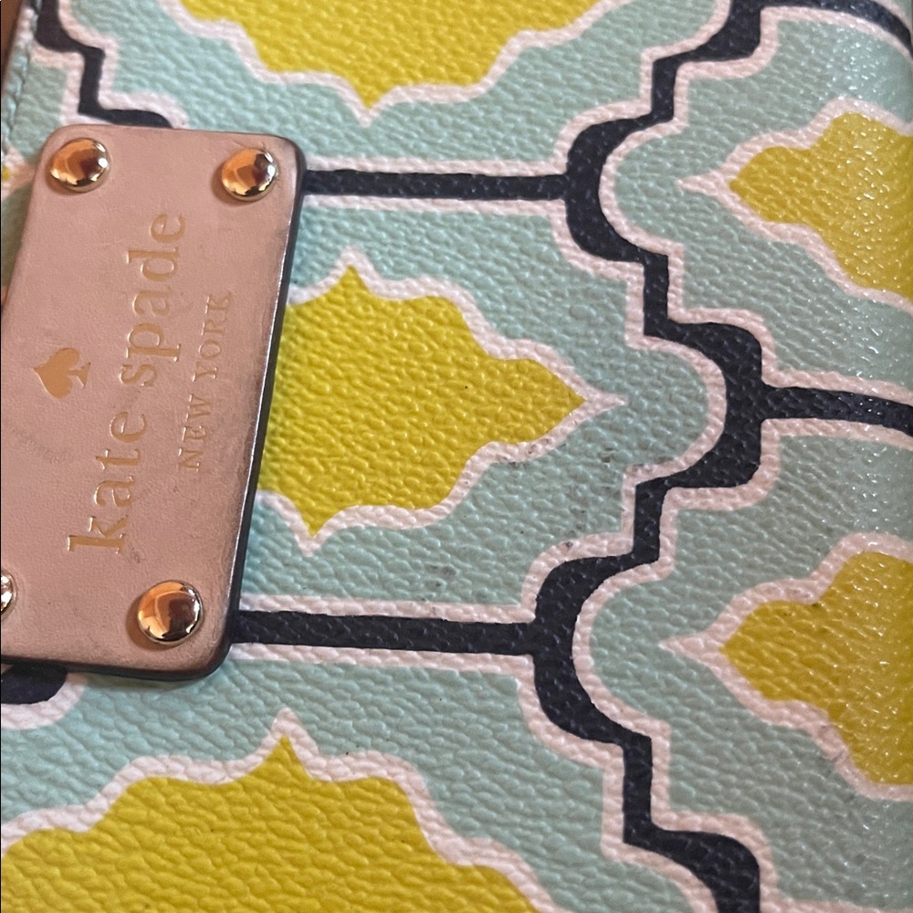 Kate Spade Multicolor Patterned Wallet EUC - Picture 9 of 10